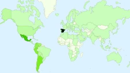 mapa mundi geofumadas