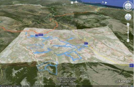 mapas gps google earth