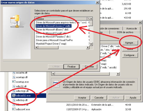 odbc acess windows 64