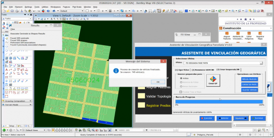 registro masivo mapas bentleey map